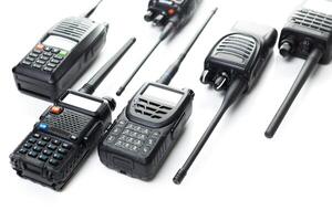 Communication devices used in emergency response operations during a training exercise in an urban area photo