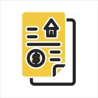 bank note icon on isolated background vector