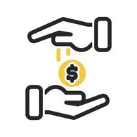 loan icon with isolated background vector