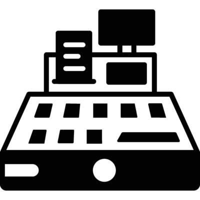 Cash illustration with isolated background