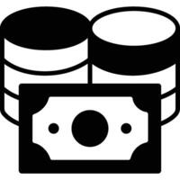 money illustration with isolated background vector