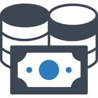 Currency illustration with isolated background vector