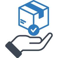 Approved Package illustration with isolated background vector