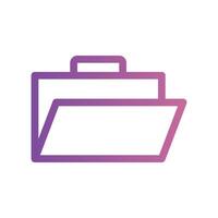 A simple icon for the theme, open portfolio vector