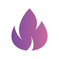 A straightforward icon for the flame, fire vector