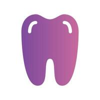 A straightforward icon for the healthy tooth vector