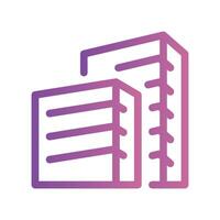 A simple icon for the theme, high rise building vector
