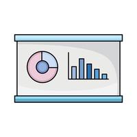 illustration of Webinar Analytics vector