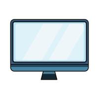 illustration of Desktop Computer vector