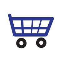 shopping cart icon illustration vector