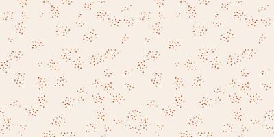 Polka dots ornament. hand drawn sketch. Plain minimalist seamless pattern with abstract shape random dots, spots, drops snowflakes on a light background. vector