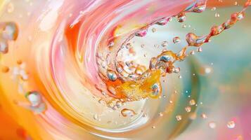 Water splash abstract background photo