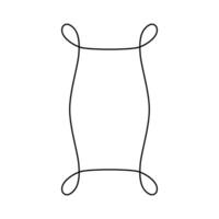 Sewing thread icon. Outline illustration of sewing thread icon for web vector