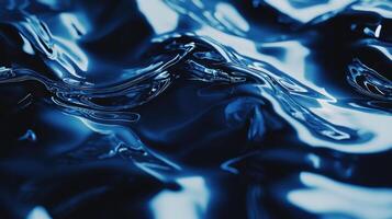 Glittering waves in shades of blue dance across the surface, reflecting light and creating a calming pattern. The serene atmosphere invites relaxation and contemplation photo