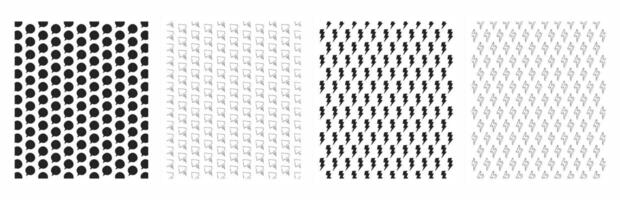 Minimalist Decorative Seamless Patterns for Unique Design vector