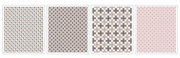 Luxury Autumn Seamless Patterns,4 High,Quality Designs for Fabric and Print vector