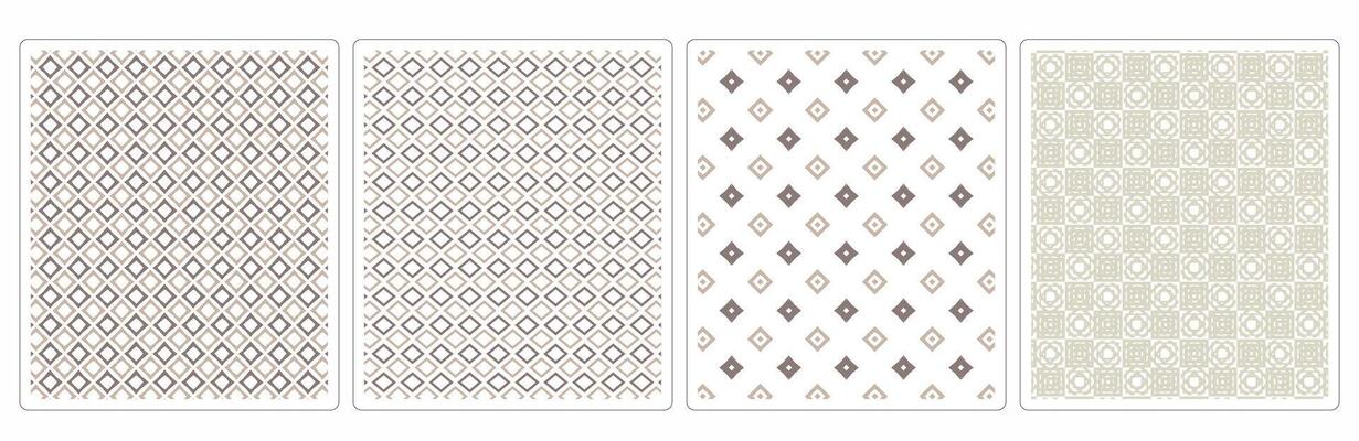 Autumn Season Seamless Patterns,4 Modern Designs for Fabric, Textile and Web Use
