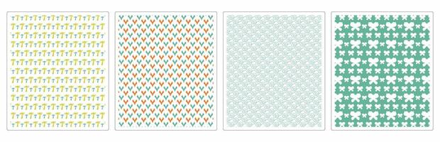 Minimalist Geometric Seamless Patterns for Surface Design vector