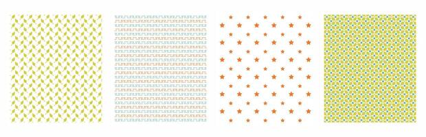 Sleek and Modern Seamless Patterns for Fabric and Home Decor vector