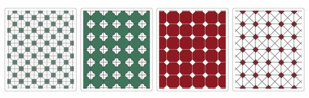 Authentic Chinese and Japanese Seamless Patterns, High,Quality East Asian Textile and Backgrounds vector