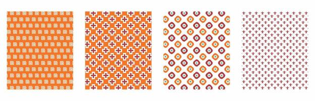 Timeless Seamless Pattern Set for Interior and Digital Art vector
