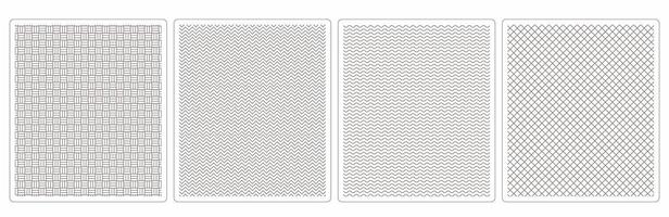 Soft,Toned Autumn Seamless Patterns,4 Chic Designs for Fabric, Branding and Web vector