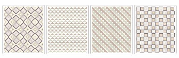 High,Quality Autumn Seamless Patterns,4 Elegant Designs for Apparel and Home Decor vector