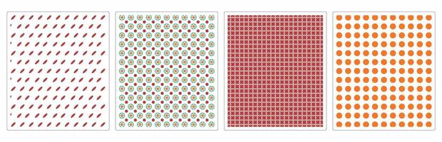 Elegant Modern Seamless Patterns for Home and Apparel vector