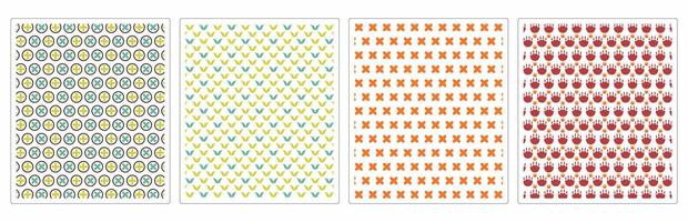 Elegant Abstract Seamless Pattern Set for Print and Web vector