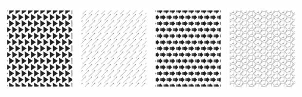 Minimalist High,End Seamless Pattern Set for Print and Digital vector