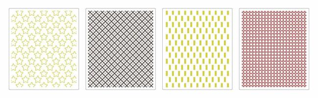 Elegant Surface Pattern Set for Textile and Product Design vector