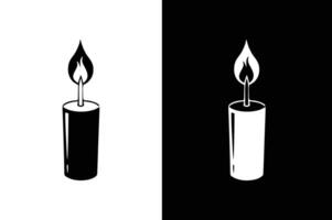 candle icon template color editable. candle symbol sign vector