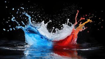 Color splash wallpaper photo