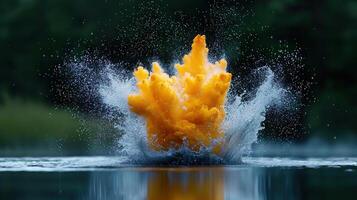 Orange splash by james kennedy photo