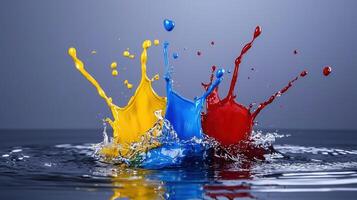 Color splash wallpaper photo