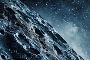 The moon is seen in this image photo