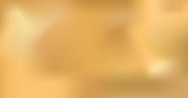 Blurred gradient mesh golden background, abstract light gold foil vector