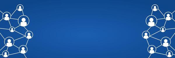 blue background business theme free copyspace area, with global network icons. suitable for your design project vector