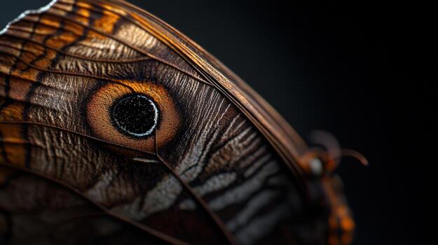 A close up of a butterfly's wing photo