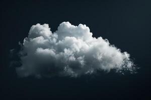 Clouds on a dark background photo