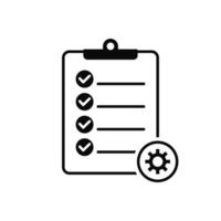 Checklist icon illustration vector