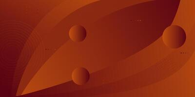 Simple wavy brown frame geometric business banner design. Creative banner design with curved and circle shapes in the background for template. Simple horizontal banner. eps10 vector