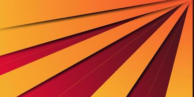 Abstract orange rectangle overlapping background for card graphic design. Red background with shadow elements. Eps10 vector