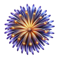 beautiful contemporary Abstract Fireworks Glowing Purple and Gold Burst original png