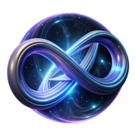 Infinite Loop Cosmic Design, 3D Render png