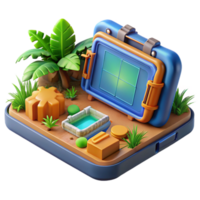 Tropical Island Puzzle Game Quest for Hidden Objects png