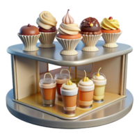 impressive rustic Sweet Treats Refreshing Drinks Display original png