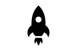 Rocket Launch Icon Illustration, rocket launch icon, technology rocket symbol, startup rocket icon, innovation rocket icon vector