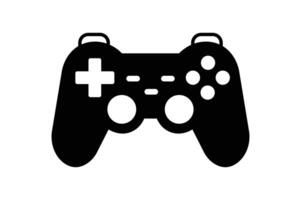 Iconic Gamepad Symbol for Gaming Logos, digital game controller, gaming icon, gaming pad symbol, flat design gamepad, joystick icon vector