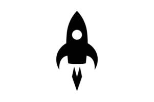 Minimalist Rocket Launch Icon, rocket launch icon, technology rocket symbol, startup rocket icon, innovation rocket icon vector